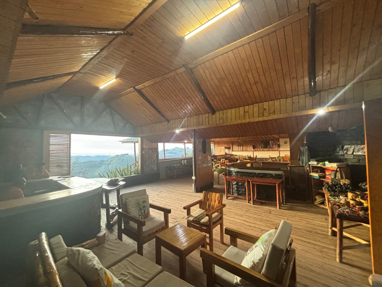 Bakiga Lodge surrounded by Bwindi forest