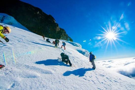 Trekking in Rwenzori Mountains National Park Uganda