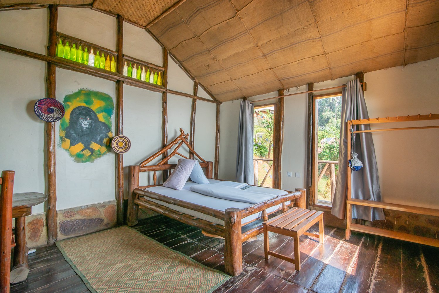 Single room at Bakiga Lodge Bwindi