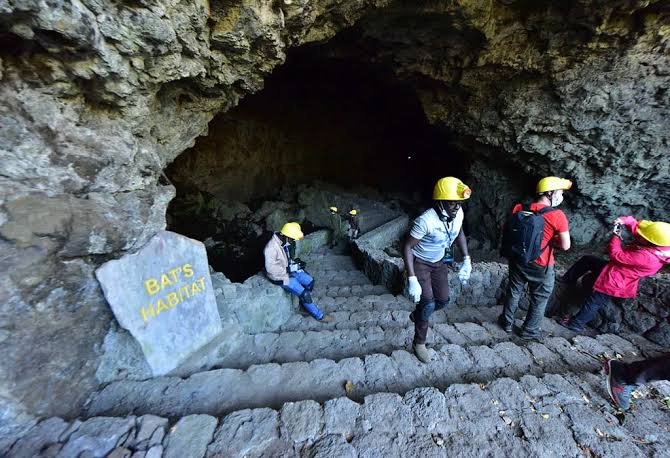 Musanze Caves visit near Volcanoes National Park Rwanda